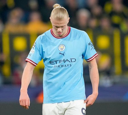 Haaland vắng mặt 2 trận đấu tiếp theo của Man City