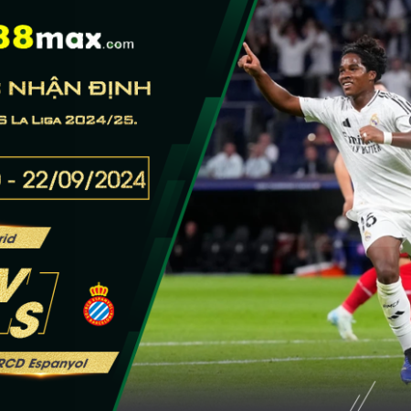 Dự đoán kết quả Real Madrid vs RCD Espanyol, vòng 6 La Liga 2024/25 (02h00 ngày 22/09).