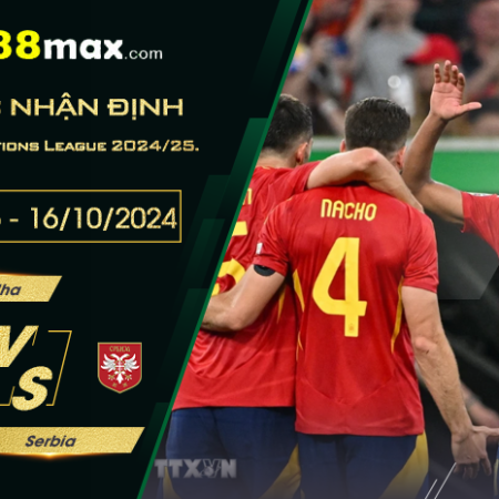 Soi kèo trận Tây Ban Nha vs Serbia lúc 01h45 ngày 16/10.