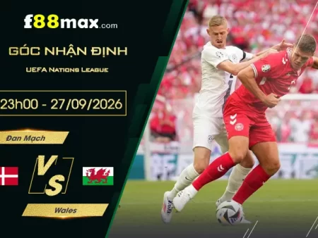 Soi Kèo Đan Mạch vs Wales, 23h00 Ngày 27/9